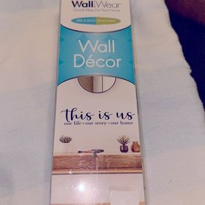 WALL STICKER DECORATION. THIS IS US. for painted surfaces, walls, finished wood.